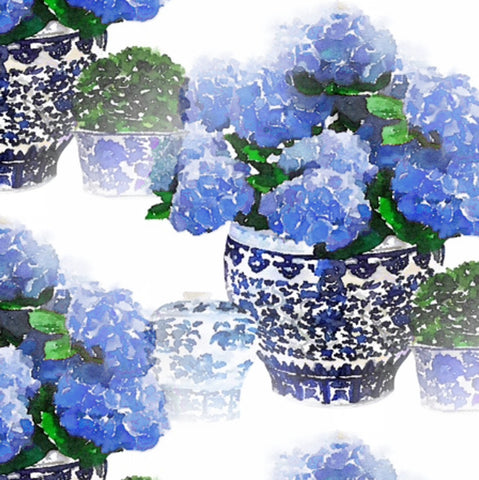 Hydrangea Garden - Porcelain Blue